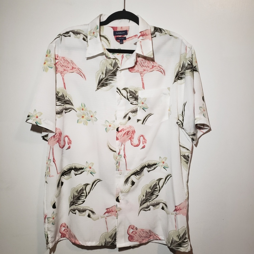 Croft&borrow Flamingo Shirt size (L)